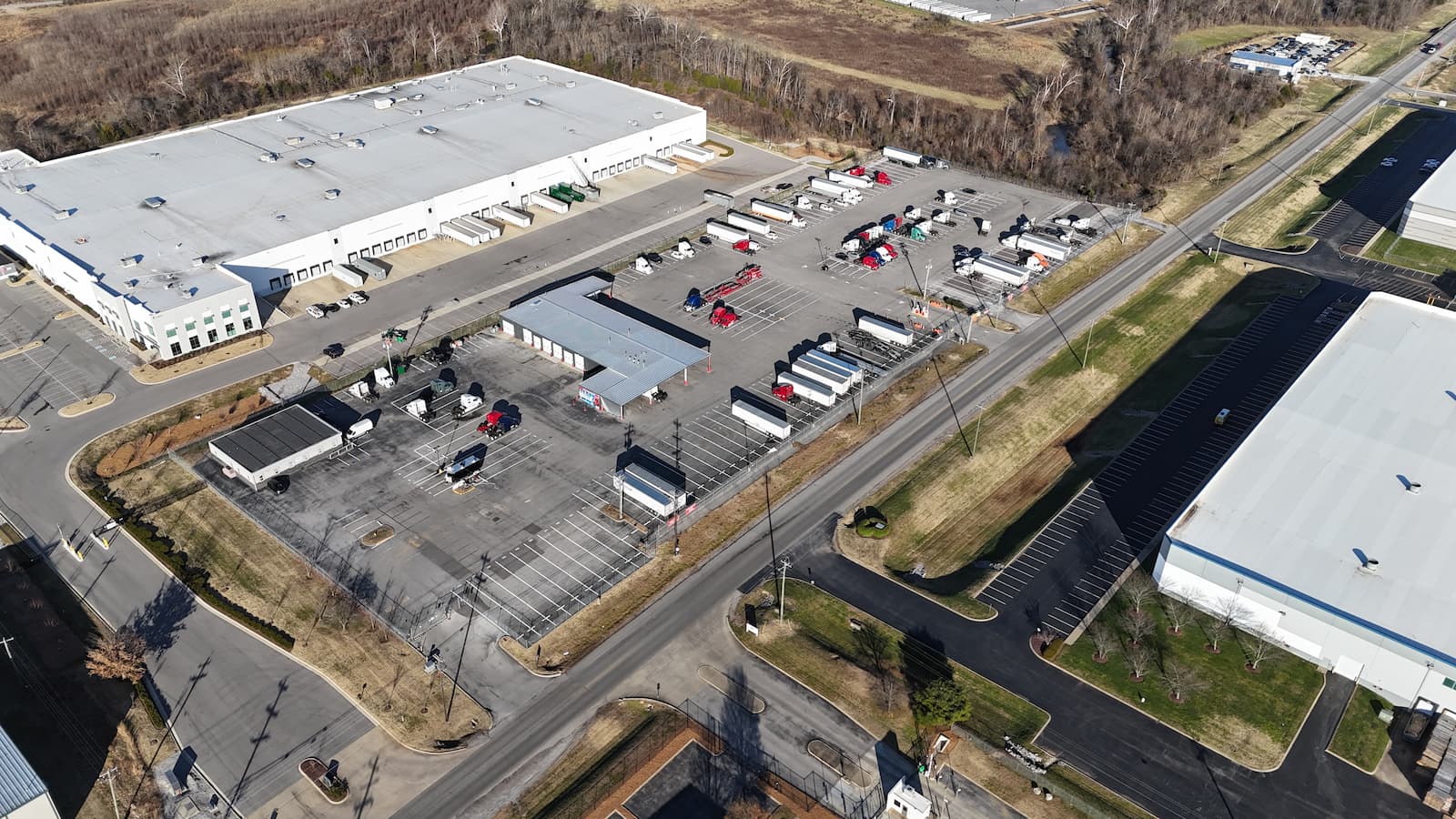 Property aerial view